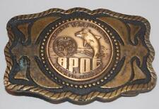 1978 VINTAGE B.P.O.E. ELKS SAN DIEGO CA. NATIONAL CONVENTION BRASS BELT BUCKLE picture