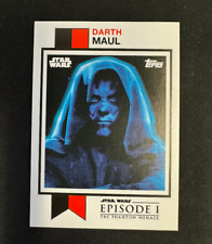 2024 Topps STAR WARS Throwback Thursday TBT #14 DARTH MAUL Image Variation PR:41 picture