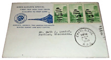JANUARY 1935 SOUTHERN RAILWAY TRAIN #14 CHARLESTON & AUGUSTA RPO ENVELOPE A picture