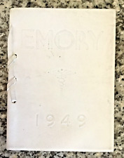 Vintage 1949  Emory University Medical School  Commencement booklet picture