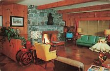 Main Lobby Conestoga Motor Inn Lancaster Pennsylvania PA Chrome c1950 Postcard picture