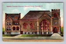 Zanesville OH-Ohio, Methodist Protestant Conference Mem Church Vintage Postcard picture