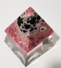 Rhodonite Pyramid with Great Detail, Madagascar (170 grams) picture