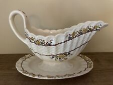 COPELAND SPODE BUTTERCUP GRAVY BOAT BOWL 1920's FINE CHINA ENGLAND OLD BACKSTAMP picture