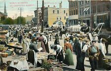 Postcard 1916 Buffalo New York Early Morning Chippewa Market Bosselman 24-5379 picture