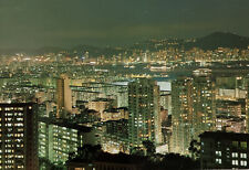 Hong Kong Kowloon by Night Buildings Skyline Lights Ships picture