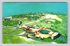 Miami FL-Florida, Aerial of Miami Seaquarium, Vintage Postcard picture
