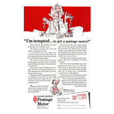 1955 Pitney-Bowes: I'm tempted Vintage Print Ad picture