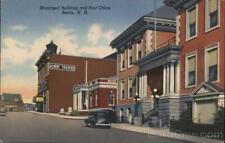 Berlin,NH Municipal Building and Post Office Coos County New Hampshire Postcard picture