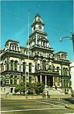 Muskingum County Courthouse, Corner 4th & Main Streets Zanesville, Ohio Postcard picture
