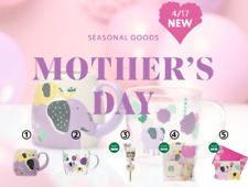 STARBUCKS Japan SEASONAL GOODS MOTHER’S DAY 2024 Goods elephants and carnations picture