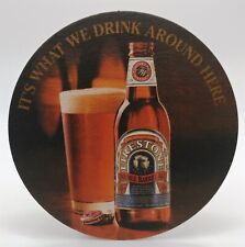 Firestone Walker Brewing Double Barrel Ale Beer Coaster-Paso Robles Calif-R441 picture