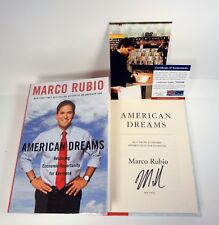 Marco Rubio Senator Signed American Dreams 1st Edition Book Proof PSA/DNA COA  picture