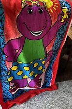 Barney and Friends Vintage Beach Bath Towels 1996  Jay Franco picture