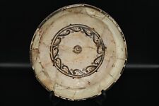 Genuine Ancient Islamic Nishapur Glazed Ceramic Bowl Circa 9th - 10th Century picture