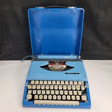 Rare Vintage 1969 Royal Century Portable 2-Tone Blue Manual Typewriter Tested  picture