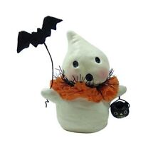 Bethany Lowe Halloween Ghostie with Bat Resin Ghost 3.5inch Figurine 2018  picture