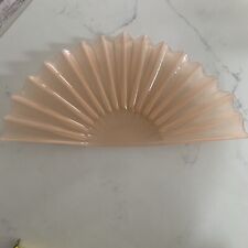 Vintage Murano Pink Fan Light Fixture sconce shade Only 13