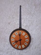 Q3X9bA - Weimar Electric Pfannenform GDR Design Wall Clock - Vintage around picture