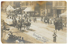 Brandon Mills MS Mississippi RPPC Postcard Main Street Parade picture