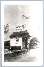 Smallest Post Office in the USA Ochopee Florida-Vintage RPPC Photo Postcard picture
