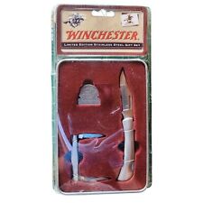Winchester Limited Edition Stainless Steel Gift Set 2 Folding Pocket Knives picture