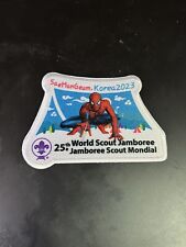 World Scouting Patch: 25th World Scout Jamboree, Korea 2023-Spiderman picture
