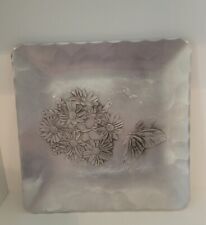 Butterflies Daisies Wendell August Forge Hammered Aluminum 8.75