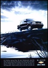 2000 Chevrolet Blazer Ducks Original Advertisement Car Print Art Ad D171 picture