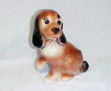 Vintage Royal Copley Cocker Spaniel Dog Figurine Planter Ceramic Pottery 1940s picture