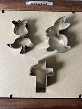 Vintage Cookie Cutters Lot Of 3 Easter picture