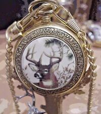 Franklin Mint pocket watch, the official Ten-Point buck  by Rick Field picture