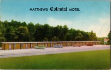 postcard Matthews Colonial Motel Hot Springs Arkansas A4 picture