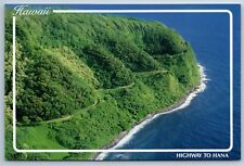 Highway To Hana Hawaii Scenic Road 4X6 Continental Postcard A1O picture