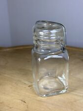 Vintage Hazel Atlas Jar With Lid And Wire Lock Canning H Over A 12k-643 picture
