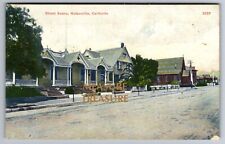 C.1910 WATSONVILLE, CA STREET SCENE, WATSONVILLE NEWS CO. TO CASTRO POSTCARD P54 picture