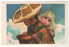 1968 MEXICO Hard day ahead Children's lives PEACE OLD Soviet Russia Postcard picture