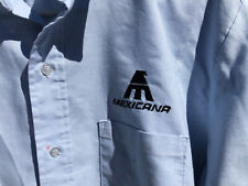 Mexicana Airlines uniform short sleeve shirt blue/logo picture