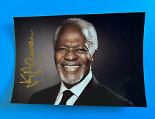 Kofi Annan ( 2001 Nobel Peace Prize ) Hand Autographed Signed Photograph picture