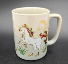Vintage OTAGIRI Mystical Gold Outline Unicorn Coffee/Tea Mug w/Stars and Moon picture