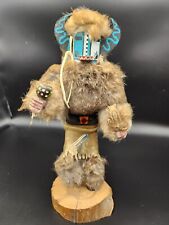 Vintage Native American Kachina Doll 'Buffalo Dancer' 12.5