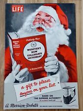 Vintage Santa Store Display Advertising Store Counter Display 1940 WEBSTER'S picture