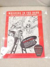 Frederick Hollander Leo Robin / WHISPERS IN THE DARK FROM THE FILM ARTISTS 1937 picture