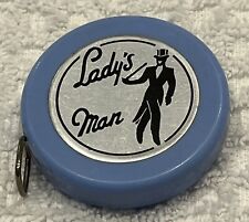 Vintage Lady’s Man Blue Tape Measure picture