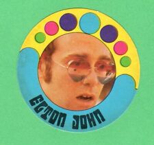 Elton john  1972 Monty Gum Pop Star Stickers Rare Mint 2ND Year Item Vinyl  B picture