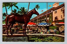 Hialeah FL-Florida, Statue of Citation, Hialeah Park, Vintage Postcard picture