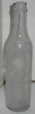 Vintage Clear JM Erts Poughkeepsie NY Glass Bottle Prop Vase Barn Dig Dump picture