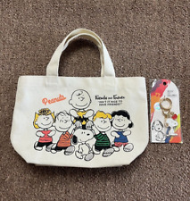 PEANUTS SNOOPY Mini Tote Bag Lunch Bag Lunch Tote Snoopy Keychain Snoopy Mascot picture