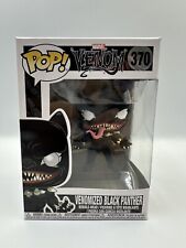 Funko POP Marvel Venom: Venomized Black Panther (GameStop) #370 W/ Protector  picture