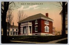 James A. Tuttle Library-Antrim, N. H. posted 1921 Postcard picture
